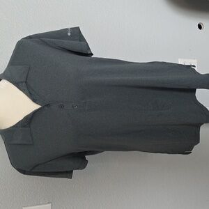 Columbia Omni Wick Polo Shirt Women's Size XL Dark Gray